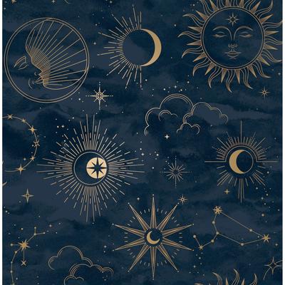 Advantage Mystic Navy Celestial Wallpaper