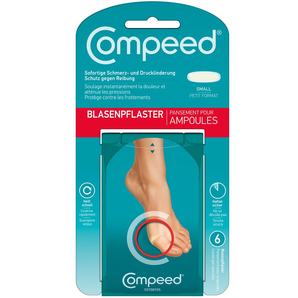 Compeed Blasenpflaster small 6 St Pflaster