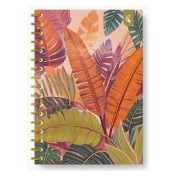 Cozywood Dekoratives Spiralnotizbuch B5/160K kariert Dschungel (B5, Kariert) (70187868)