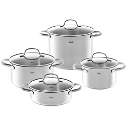 Fissler San Francisco Set 4tlg, Pfannenset + Topfset, Silber