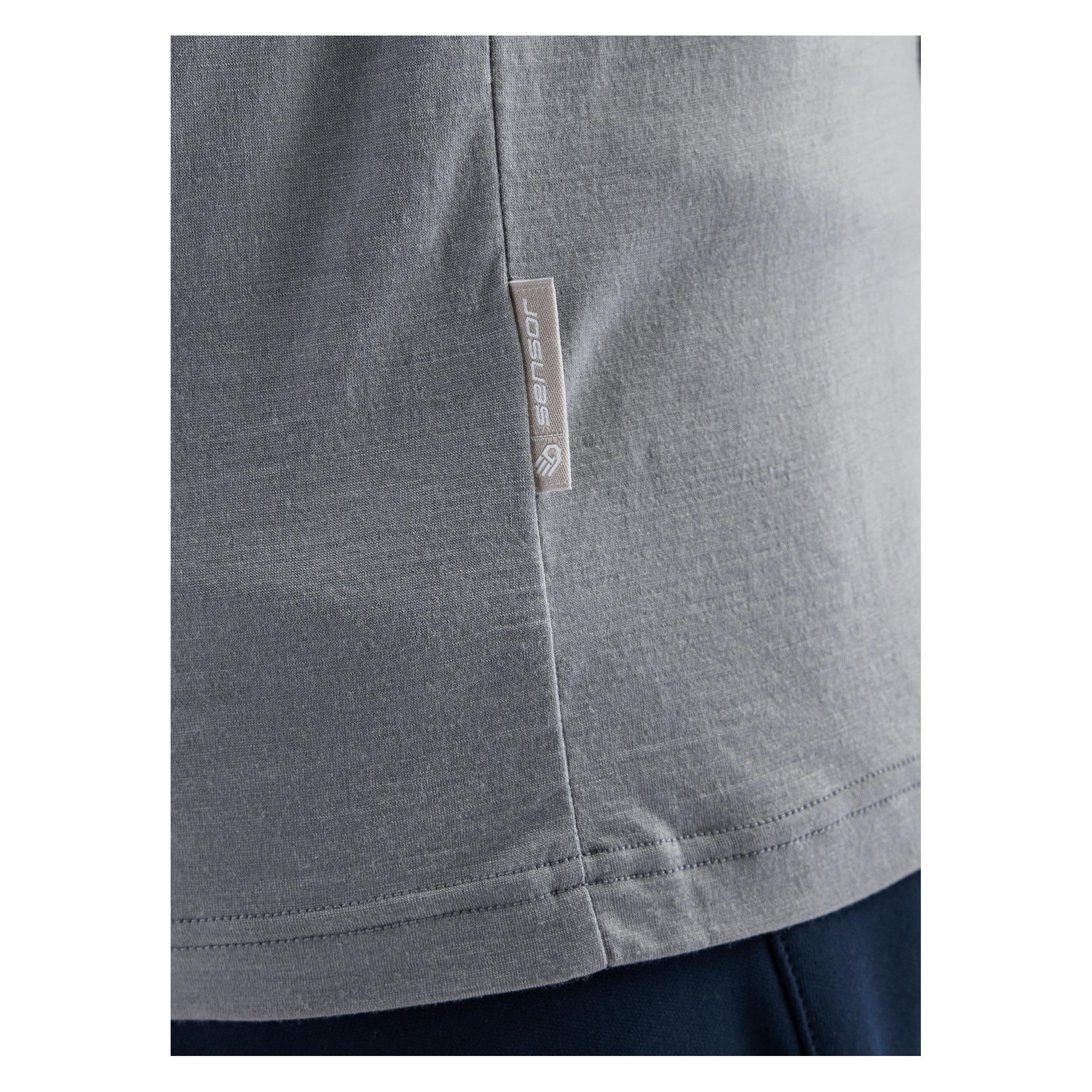 No Name Bluza termoaktywna Sensor Merino Active Van Life Tee LS - grey rozmiar: m (M) (674165)