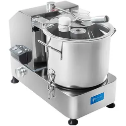 Royal Catering Tischkutter Küchenkutter Kutter Küchenmaschine Küchencutter 6 L Edelstahl Gastro, Küchenmaschine, Silber