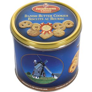 Jacobsens Kekse Original Danish Butter Cookies, 5 Sorten, in der Dose, 500 g