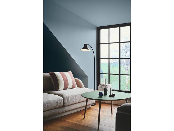 Lampadaire Dial 25 x 150 x 47cm Noir/Noir Acier enduit par poudrage Polyester PVC E27