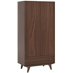 BABYKLEIDERSCHRANK 2 Türen Mid Holz