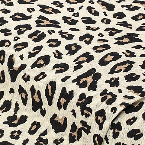 Viskose-Leinen "Leopard", natur-color