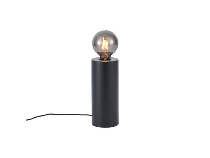 Lampe de table moderne noire 24cm - Cylinder