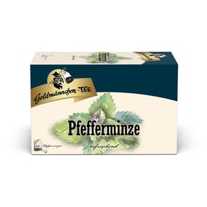 Goldmännchen Tee Pfefferminze, Kräutertee, 36 g, 20 Beutel