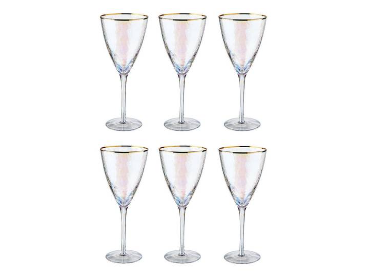 Butlers Weingläser (6er Set) Smeralda 400 ml, Transparent, Glas, Gläser, Weingläser