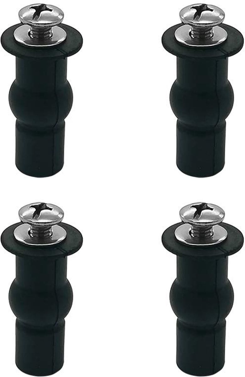 Solidchoice Universele Bevestigingsset voor Toiletzitting, RVS, 2 stuks