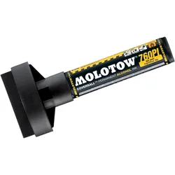 MOLOTOW Permanentmarker Masterpiece Coversall nachfüllbar 760 PI 60mm signalschwarz Packung mit 6 Stück