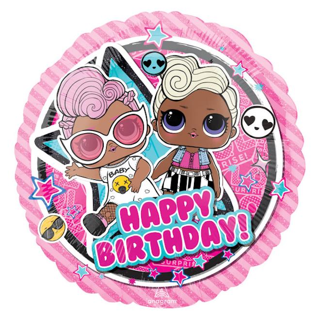 Magni Folienballon L.O.L. Happy Birthday D43cm (5x) (4279975)