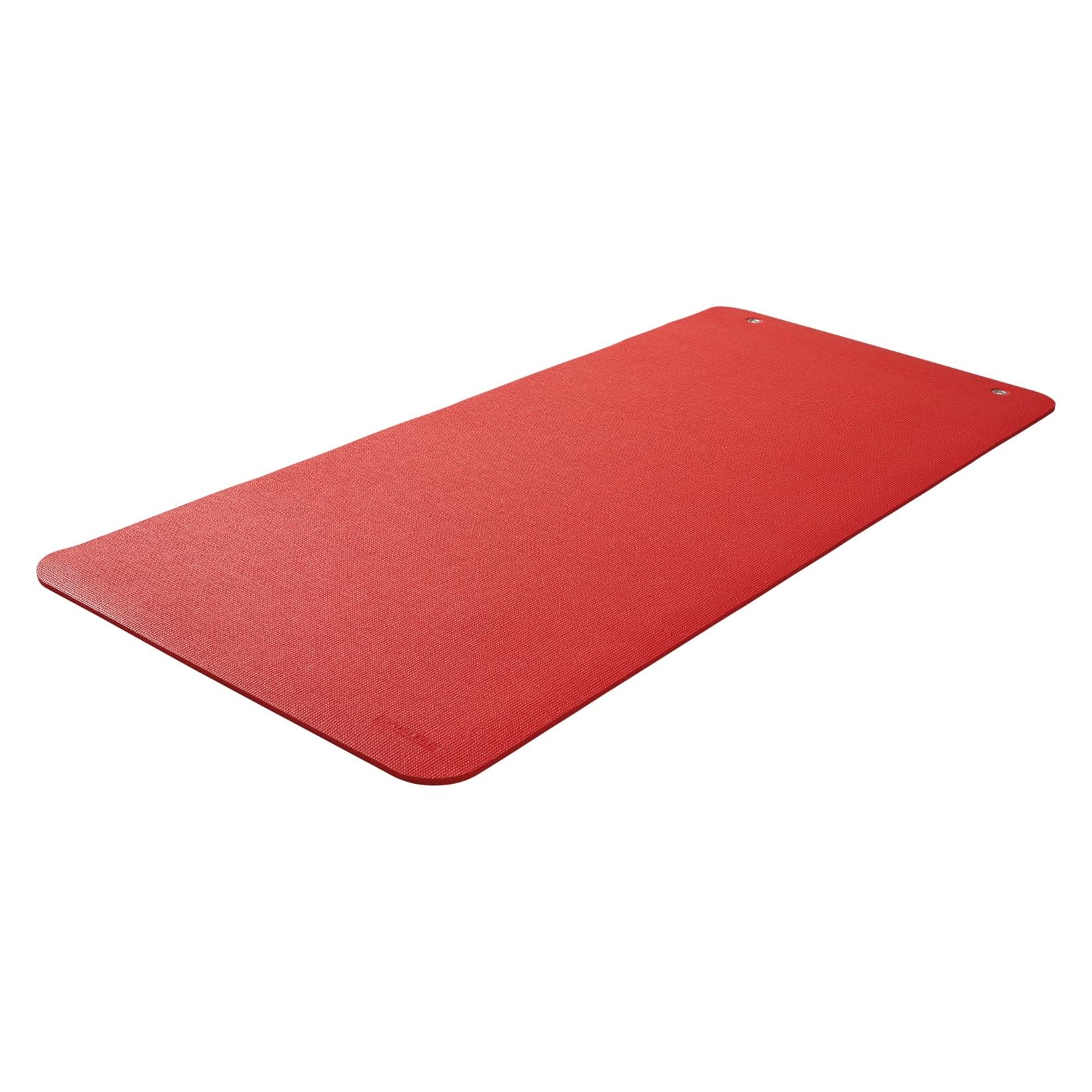 Kübler Sport Gymnastikmatte mit Ösen, Rot, 180 x 100 x 1 cm (10 mm) (G4864)