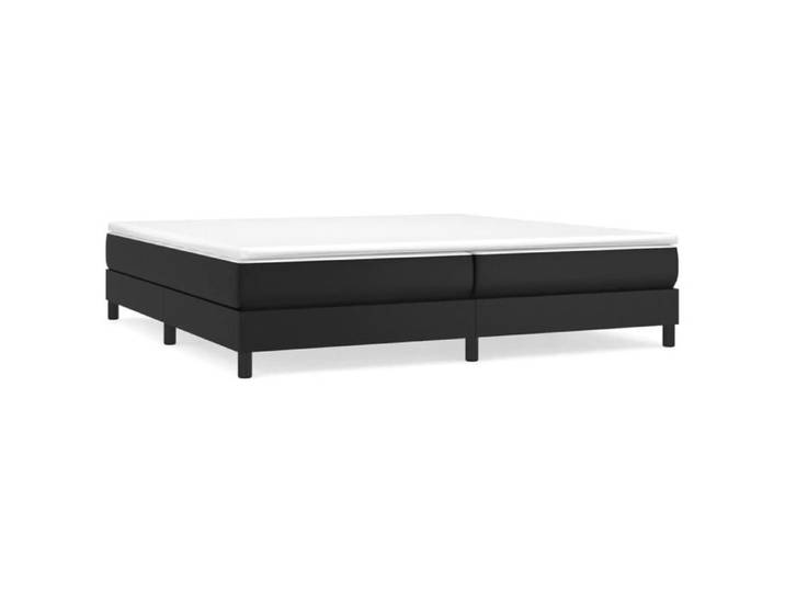 Lit adulte - 200x200 cm lit double Cadre de lit Noir Similicuir CHY64372483