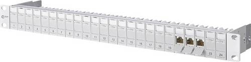 Metz Connect 130920-E 24 Port Netzwerk-Patchpanel 483 mm (19") CAT 6a 1 HE Bestückt