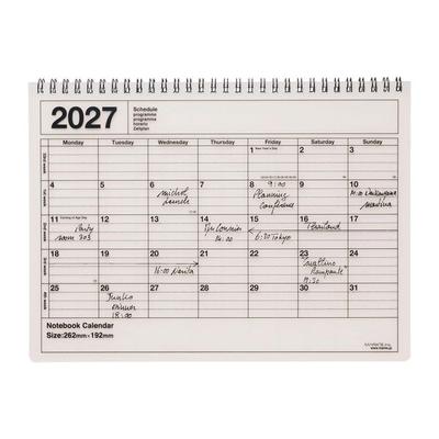 MARK'S 2027 Notebook Calendar M // Ivory