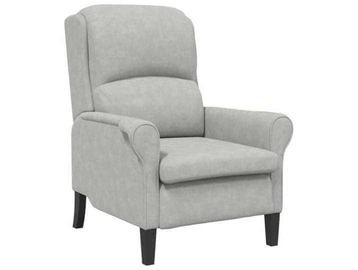 Heofavd Sessel Hellgrau Mikrofaser Polstersessel Wohnzimmer 76x94x102 cm