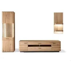 MCA Wohnwand Salvador Holz Balkeneiche