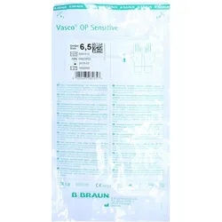 B. Braun Vasco OP Sensitive Latex Einmalhandschuhe naturweiß steril 40 Paar - 6.5 2 St