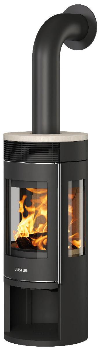 Justus | Kaminofen | Mino Trios 2.0 | 5,5 kW | Top Sandstein