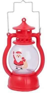 Uplift Treasures LED Santa Christmas Lantern Ornament Holiday Decoration red Old Man A