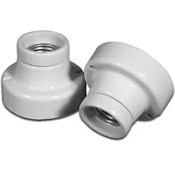 Houben Edisonfassung 3-tlg Porz. Deckenf. E27 990010