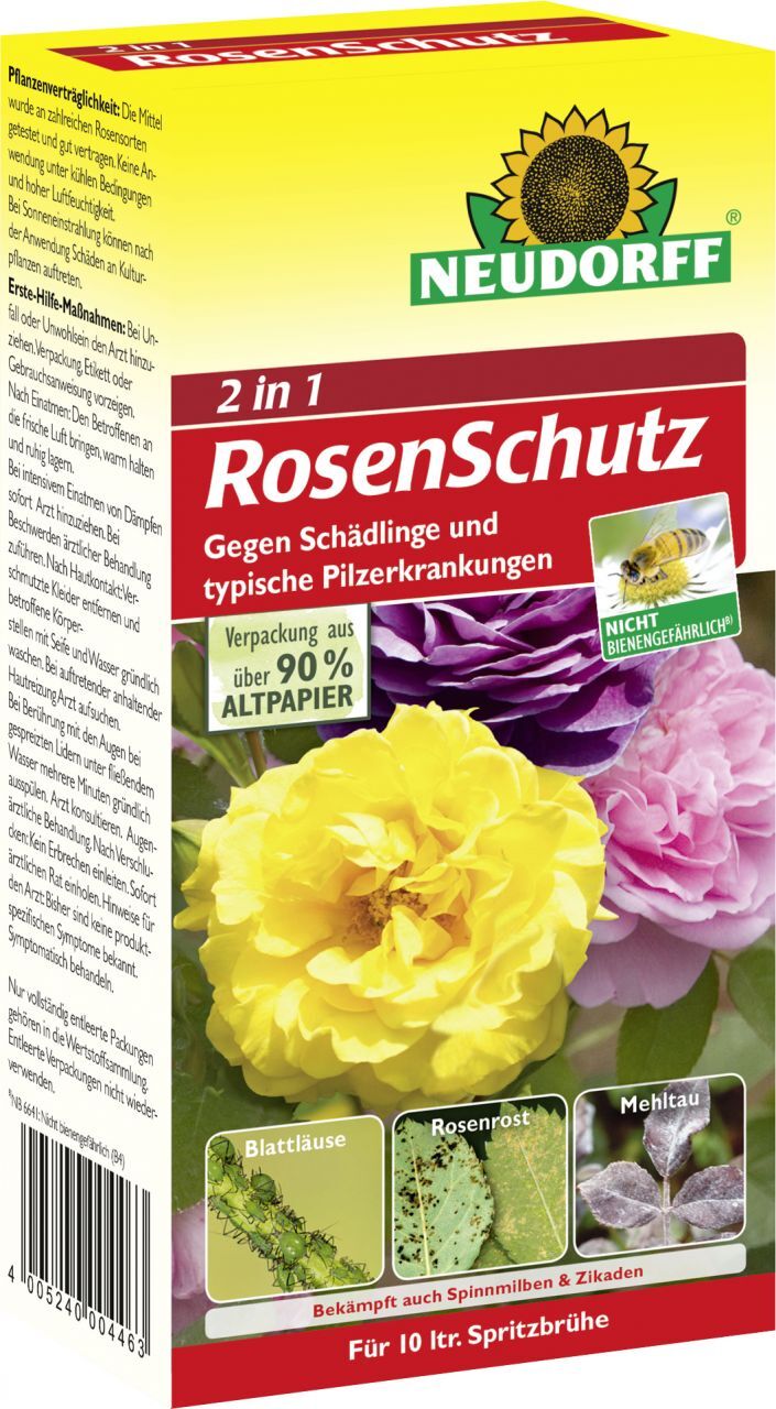 Neudorff Rosenschutz 2in1 100ml Spruzit + 8 ml Fungisan