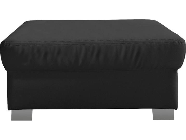 Hocker DOMO COLLECTION Star B/T 90/60cm , schwarz, B:90cm H:41cm T:60cm, NaturLederBitte beachten Sie, dass Lederbezüge mehr Nähte aufweisen als Stoffbezüge;Struktur (90% Polyester und 10% Polyacryl);Softlux-Kunstleder;Primabelle-Microfaser, Hocker, Hocker