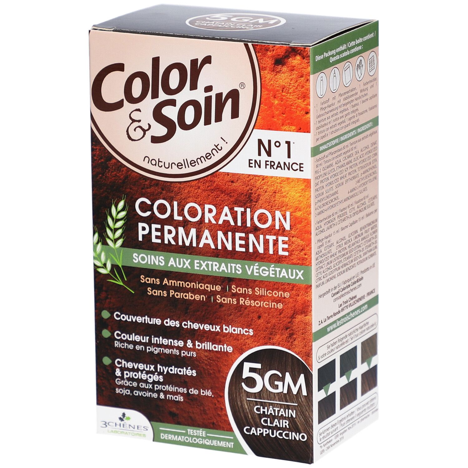 Color & Soin Coloration 5GM chât cl cap (n) 135 ml Set