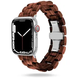 ONEFLOW Timber Strap für Apple Watch SE 2 (44mm) – Uhrenarmband im Holzdesign