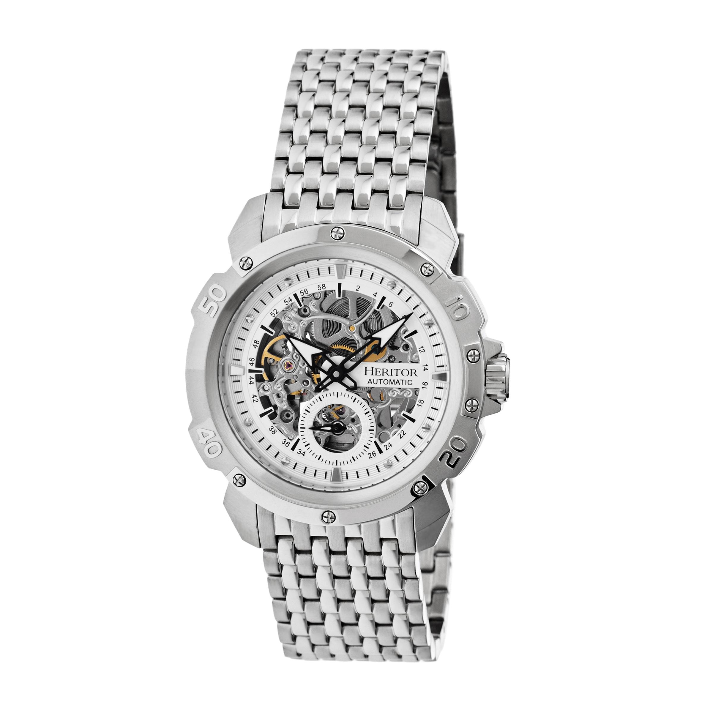 Heritor Automatisch Conrad Skeleton Armbandhorloge