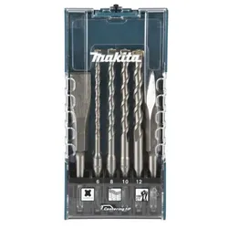 Makita E-15746 SDS-PLUS Bohrer-Meißel-Set 6-tlg. Centering tip