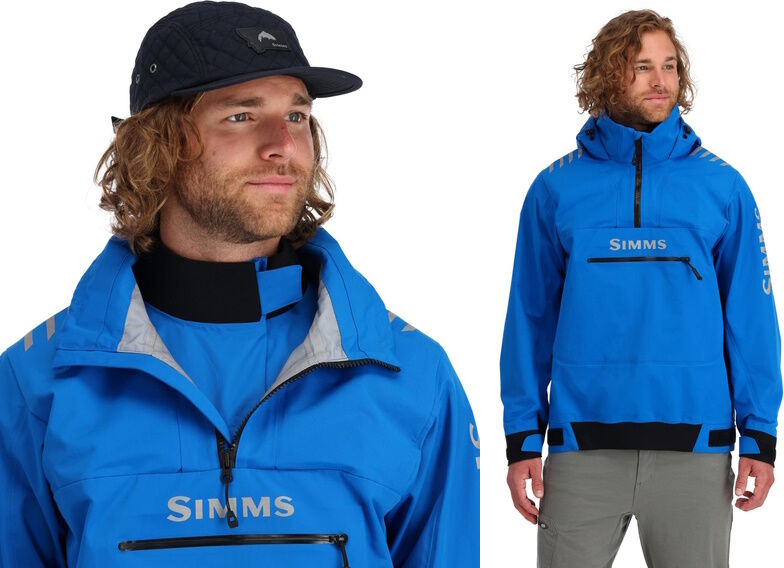 Simms Splash Cast Vadejakke Bright Blue-M