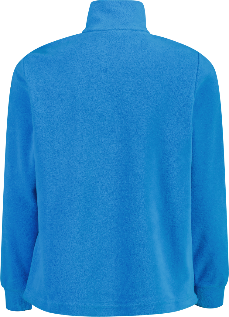 Fleeceshirt CMP "KID FLEECE SWEAT", Jungen, Gr. 104, blau (river, infini), Stoff, Obermaterial: 100% Polyester, Shirts Fleeceshirt, für Kinder