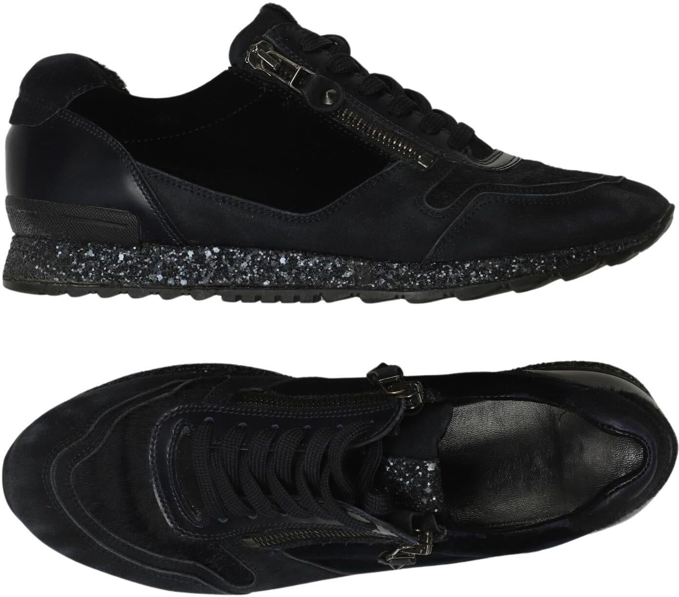 Kennel & Schmenger Damen Sneaker, Schwarz, Gr. EU 37, Leder - Second Hand