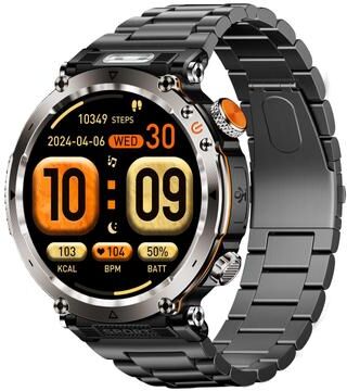 CaseAndConnect HT30 Smart Watch IP68 Bluetooth Calling Watch With Steel Band Fitness Tracker HT30 Smart Watch IP68 Bluetooth Calling Watch With Steel Band Fitness Tracker