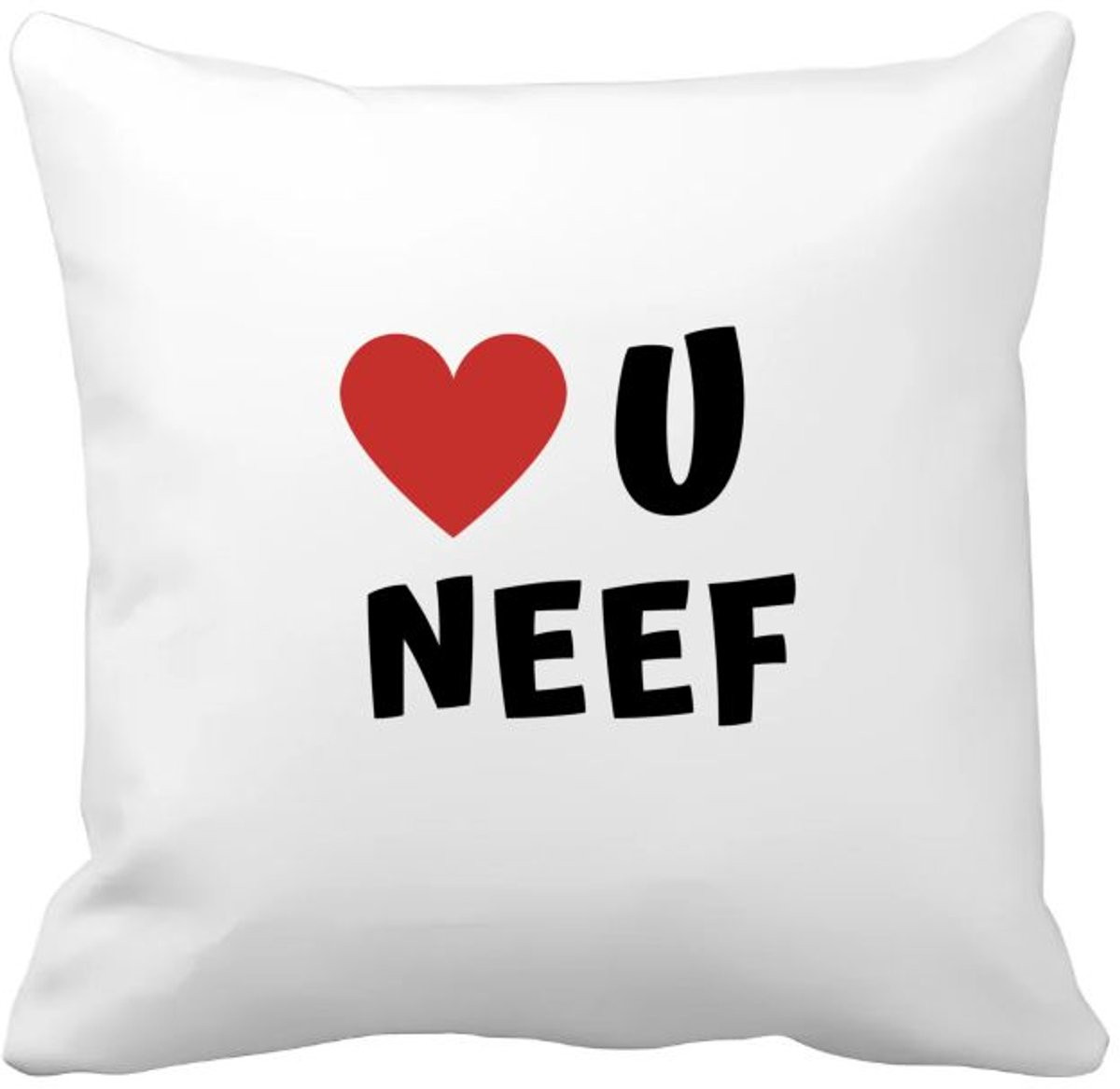 Akyol Love U Neef Kussenhoes - 40 x 40 cm
