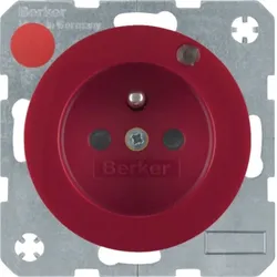 Berker Steckdose rt/gl 6765092022