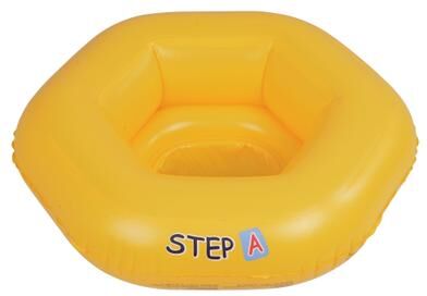 Pool Central "26"" Yellow Swim ""Step A"" Inflatable Swimming Pool Baby Seat Float for Babies 0-1 Years"