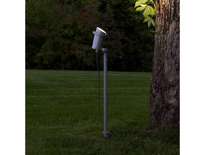 STAR TRADING Erdspießstrahler Focus in Schwarz, Höhe 67 cm, schwarz, Aluminium
