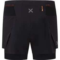 Montura, Damen, Outdoorhose, Shadow 2 Shorts Woman (M), Orange, Grau, Schwarz