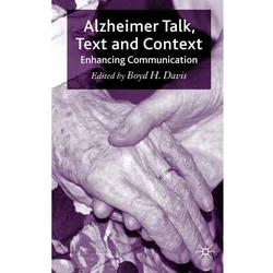 Alzheimer Talk, Text and Context, Fachbücher