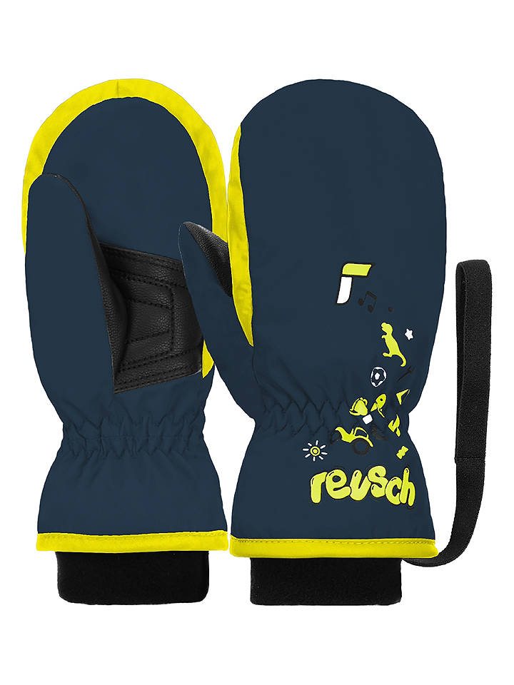 Fäustlinge "Reusch Kids" in Dunkelblau - 3/4