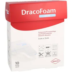 Dracofoam Infekt Schaumst. Wundauf.5x5 cm