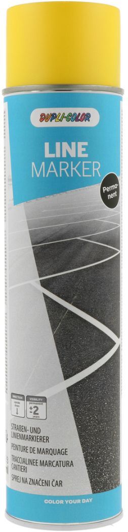 european aerosols DUPLI-COLOR Straßenmarkierer gelb, gelb, 600 ml