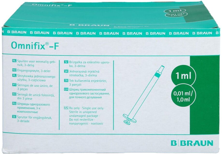 Omnifix F Solo Spr.1 ml Luer-lock Feindosierung