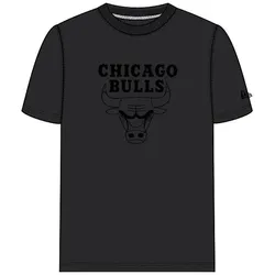New Era, Herren, Sportshirt, T-Shirt NBA Chicago Bulls (S), Schwarz