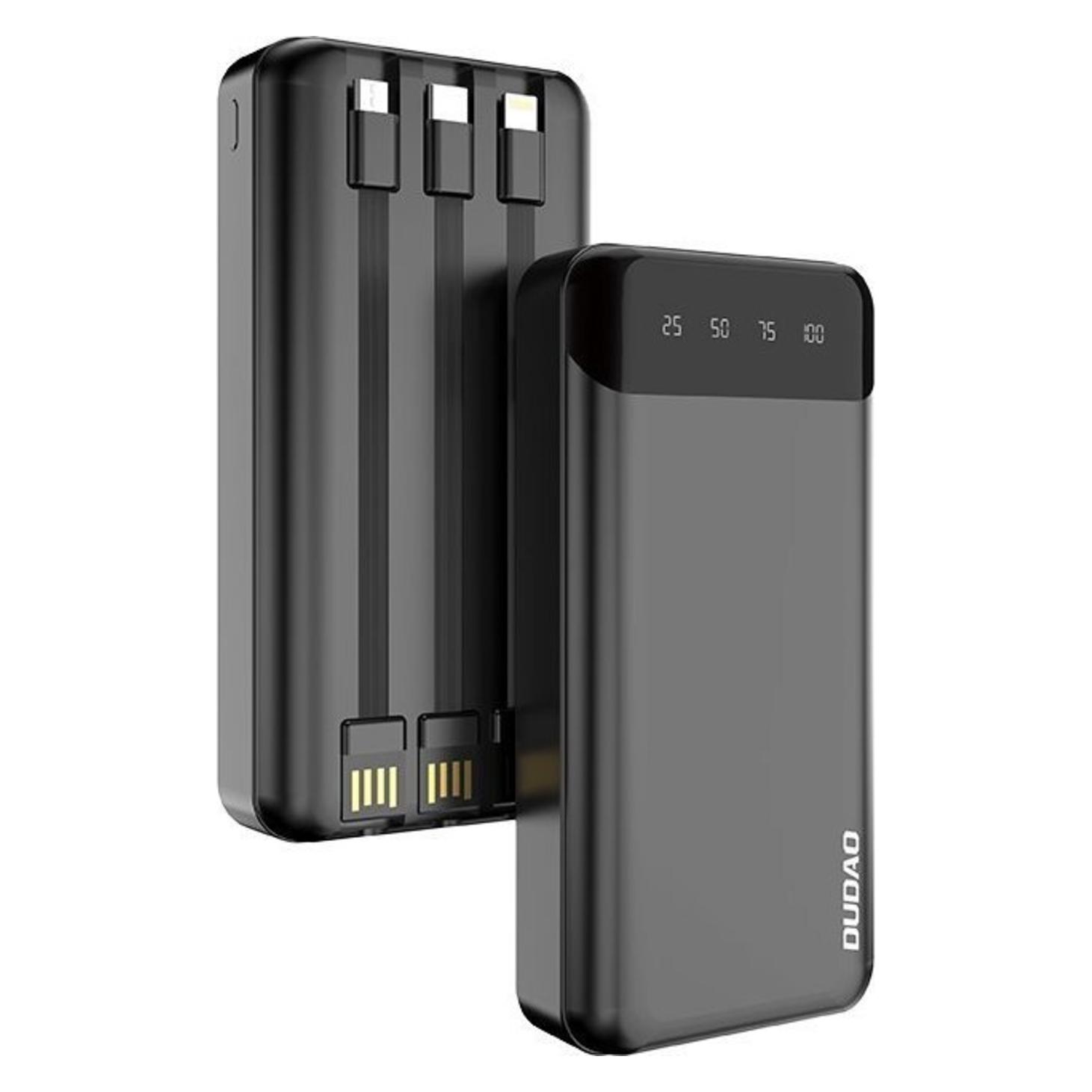 Dudao Capacious Charger (20000 mAh, 10 W, 74 Wh) (K6Pro+-black)