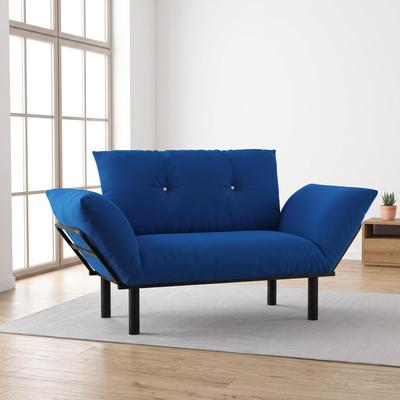 Furnia MASON Extra-wide Modern Loveseat with Metal Legs