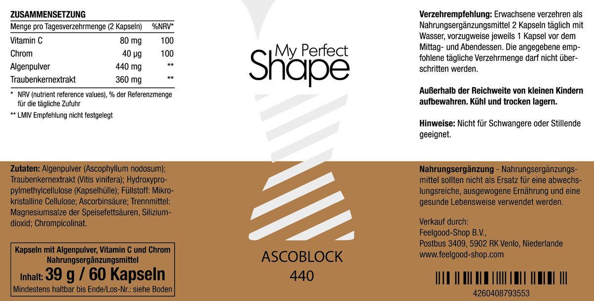 My Perfect Shape Ascoblock 440 Kapseln 60 St